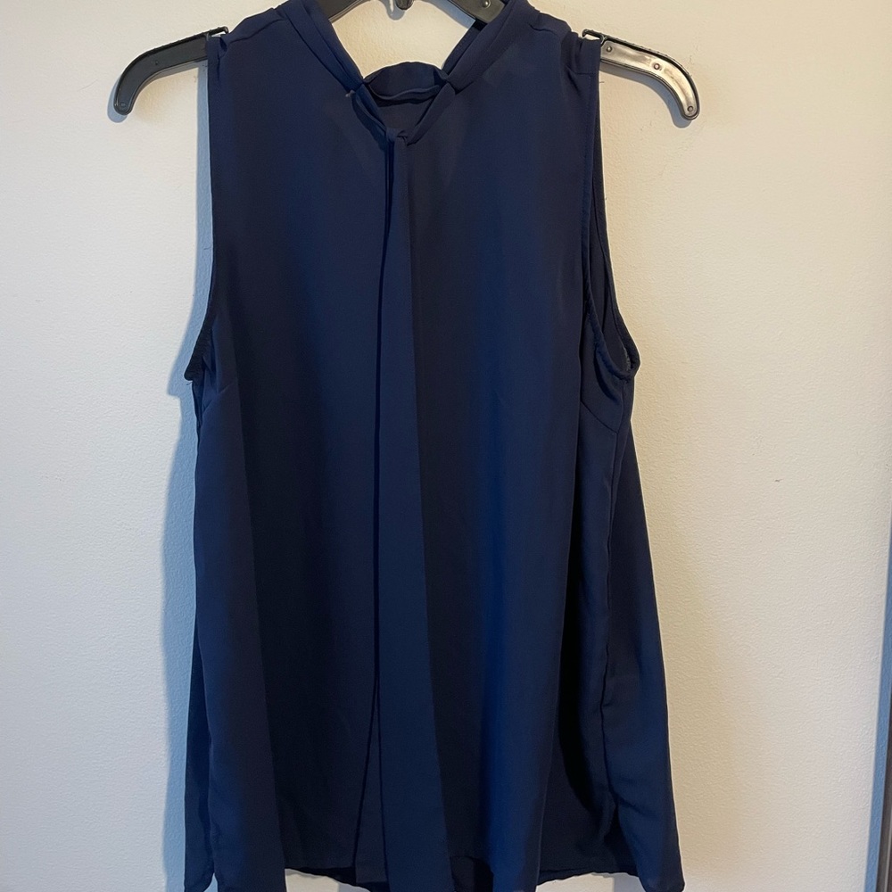Navy blue blouse
